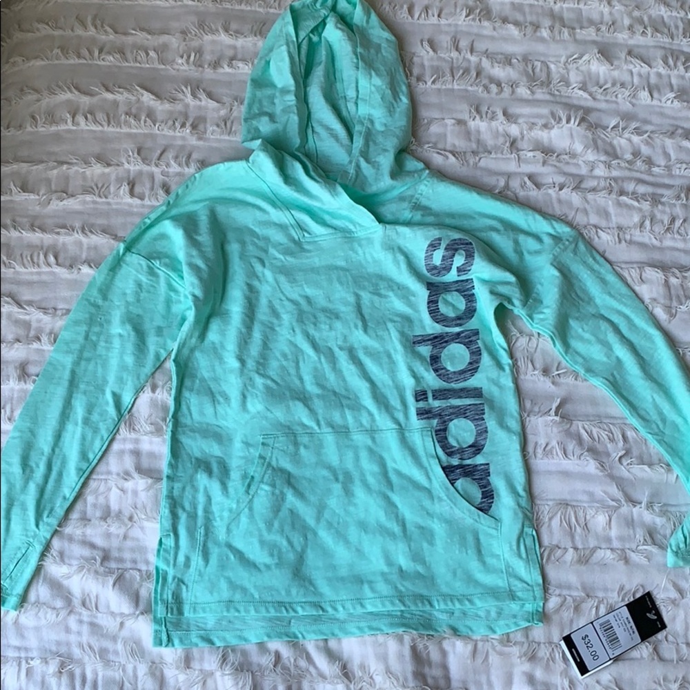Adidas mint hoodie.